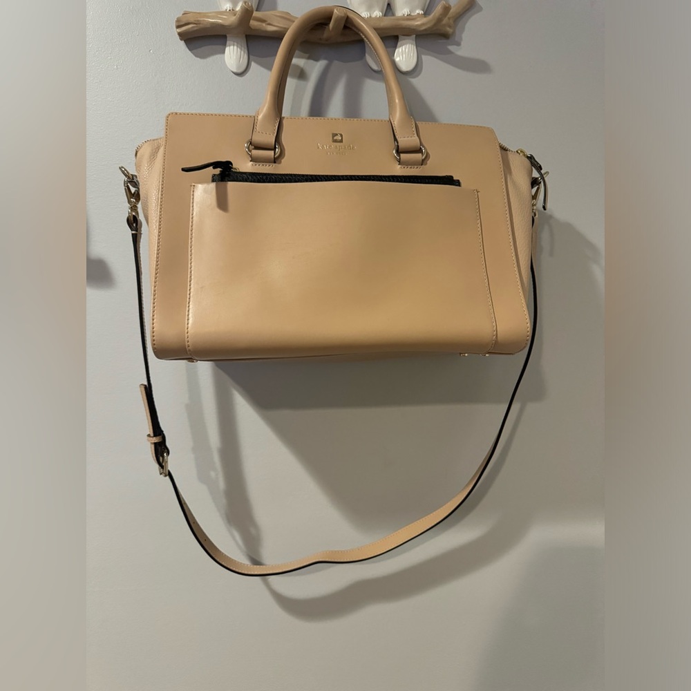 Kate Spade New York Mini Bernadine Hadley Street Bag Beige